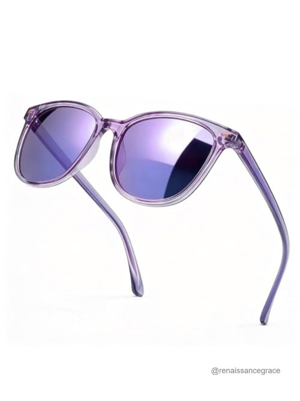 Oversized Square Polarized Mirrored Sunglasses UV400 Protection Women's Fashion